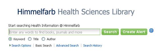Health Information @ Himmelfarb